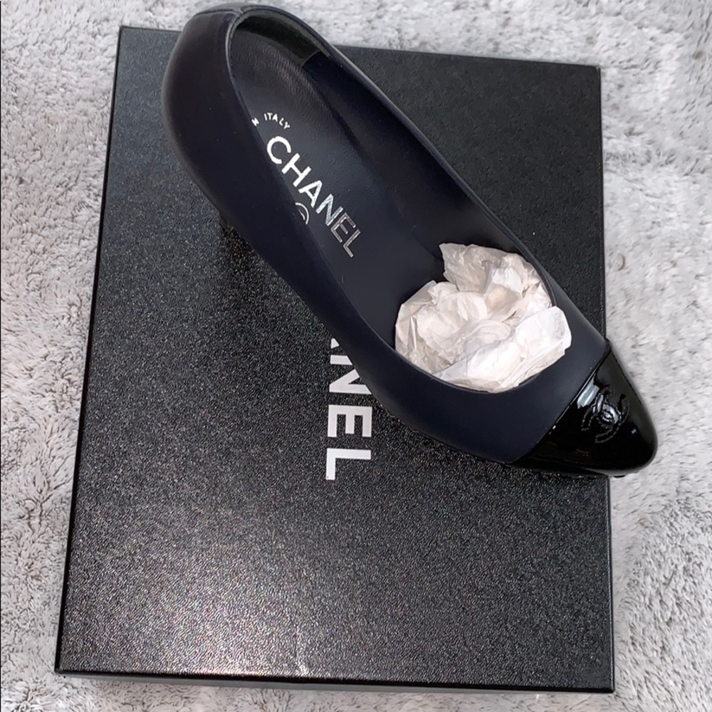 Chanel shoes pumps lampskin - Picture 7 of 8
